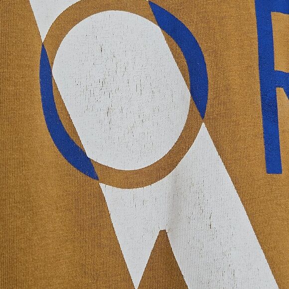 JACK & JONES Mens Workwear Yellow T-Shirt SMALL DENIM WORKWEAR - Picture 3 of 8